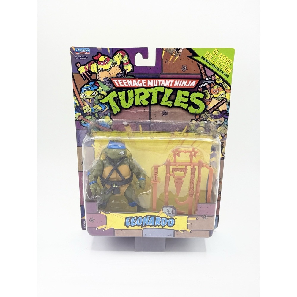 New Teenage Mutant Ninja Turtles 1988 Classic Collection Leonardo Action Figure